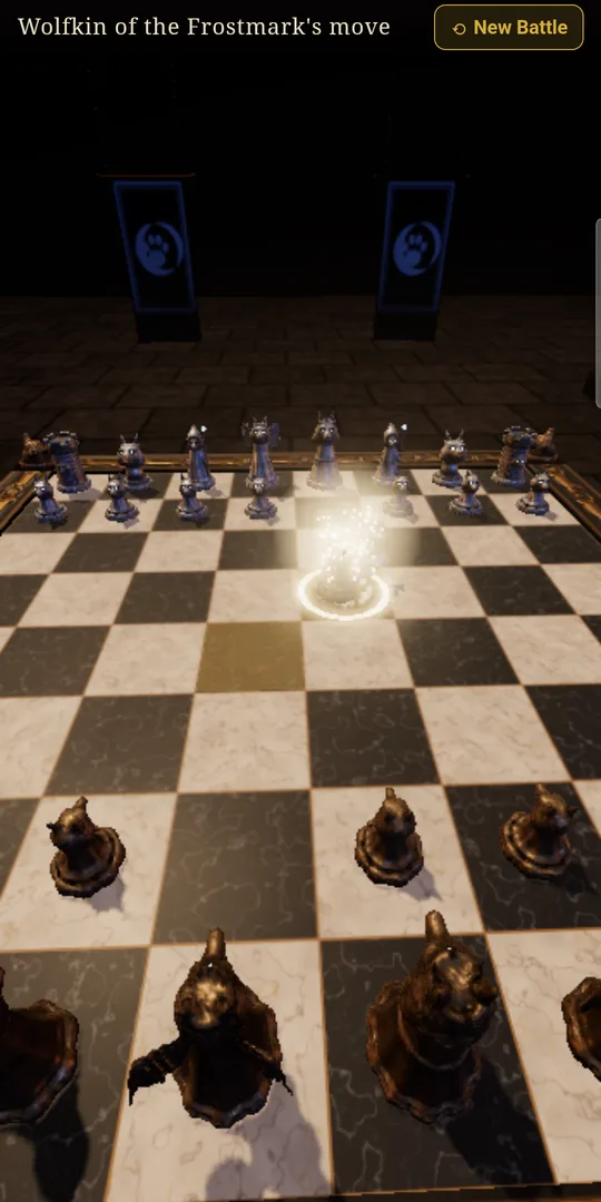 Howlcrest Chess capture animation