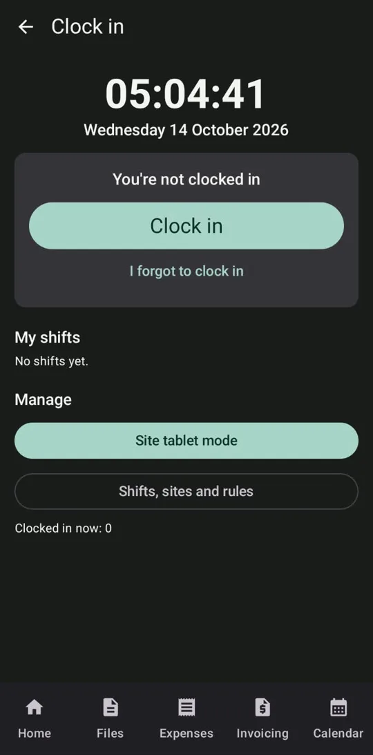 PocOff Synergy screen